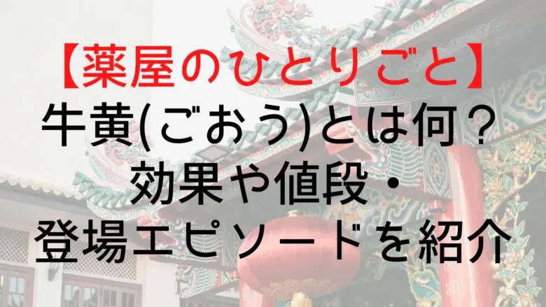 Kusuriyanohitorigoto Gou What