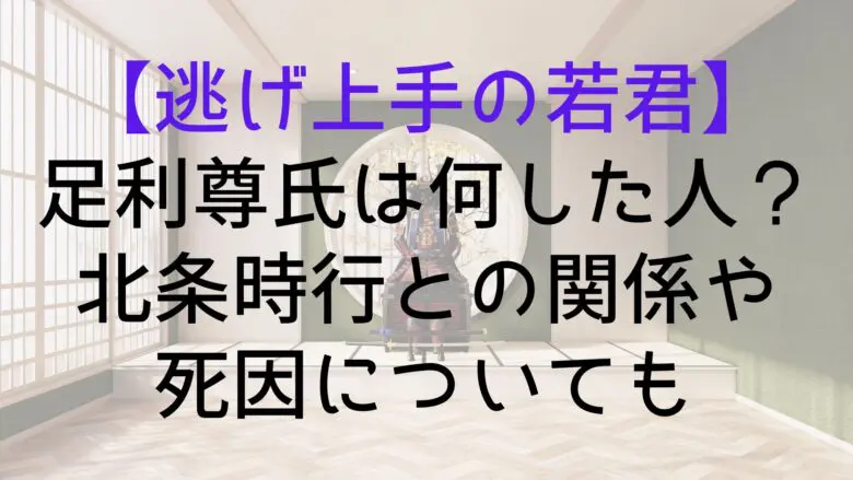 Nigewaka Takauji Ashikaga