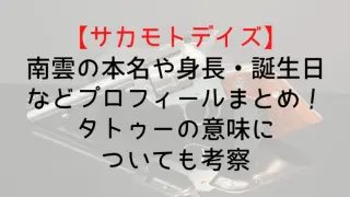 Sakamotodays Nagumo Who