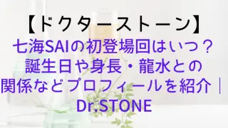 Drstone Sai Who